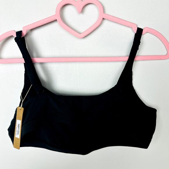 Skims NWT Onyx Seamless Non-Wired Bralette Bra XL - Picture 2 of 4